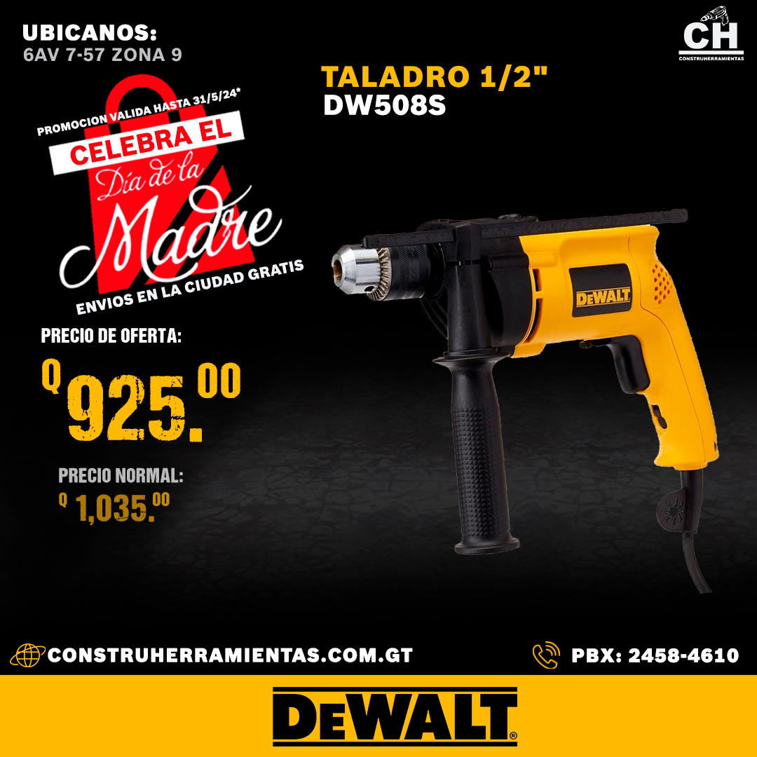 Taladro DW508S DEWALT Guatemala